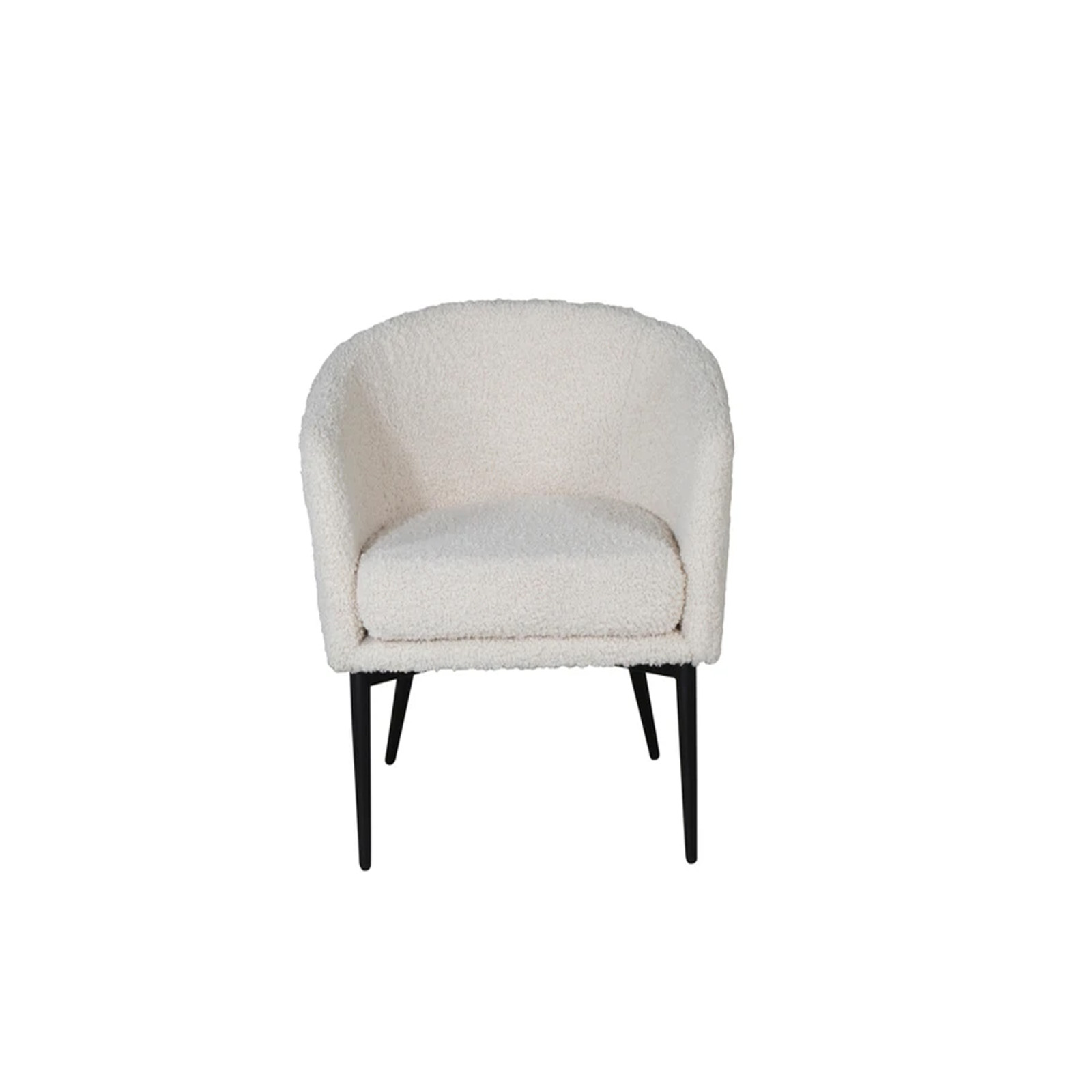 Endorphin Sessel Fluffy, weiß – Teddy-Sessel in skandinavischen Design