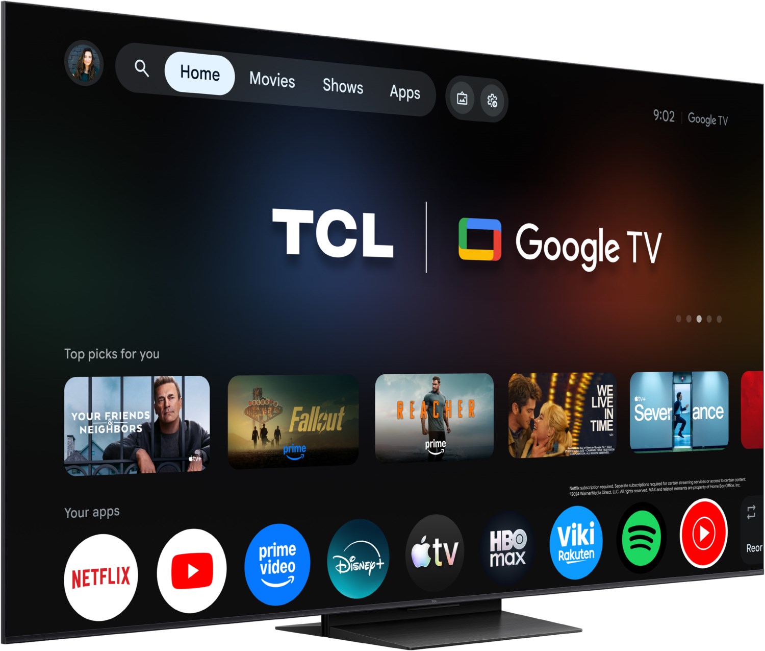 TCL 65C79L SQD-Mini LED TV, Ultra HD, Smart-TV, 144Hz, 65 Zoll 2026