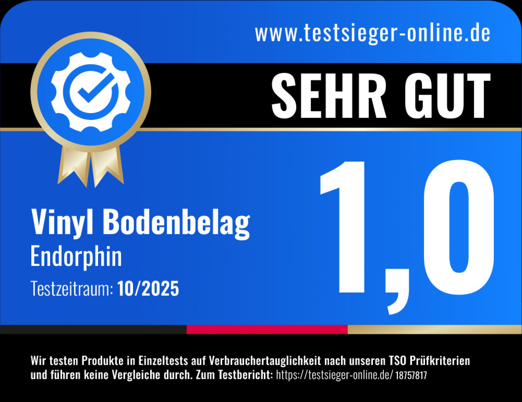 Endorphin Vinylboden selbstklebend in Holzoptik Dunkelgrau 2,93qm