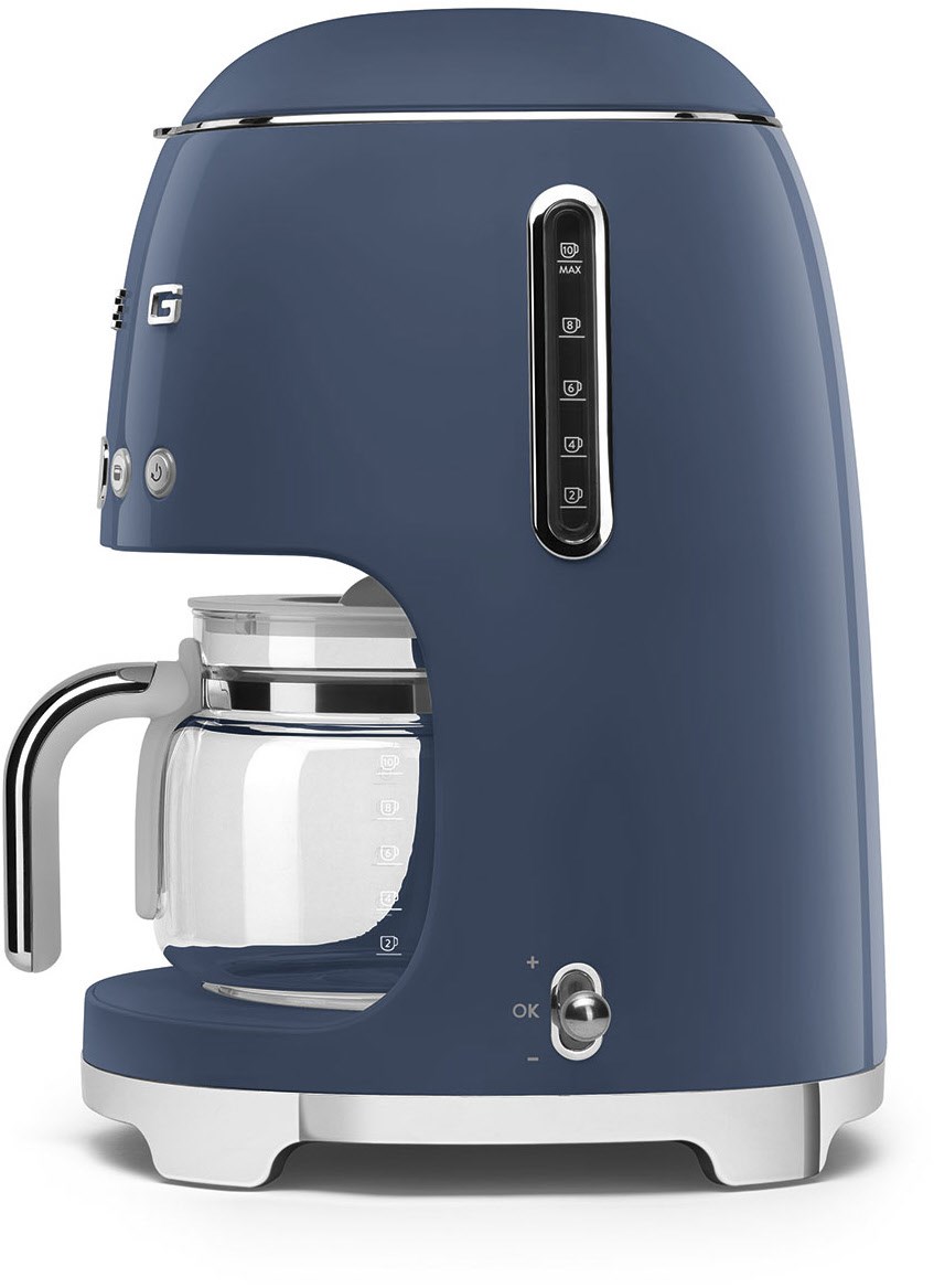 Smeg DCF02NBEU Filterkaffeemaschine Navy Blue 50s Style Jubiläumsaktion - 60 Monate Geräteschutz