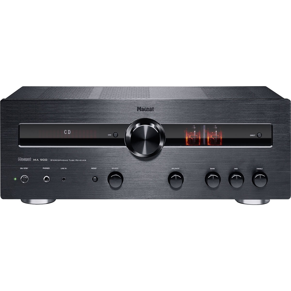 Magnat MA 900, schwarz Stereo Hybrid-Verstärker Skonto Aktion