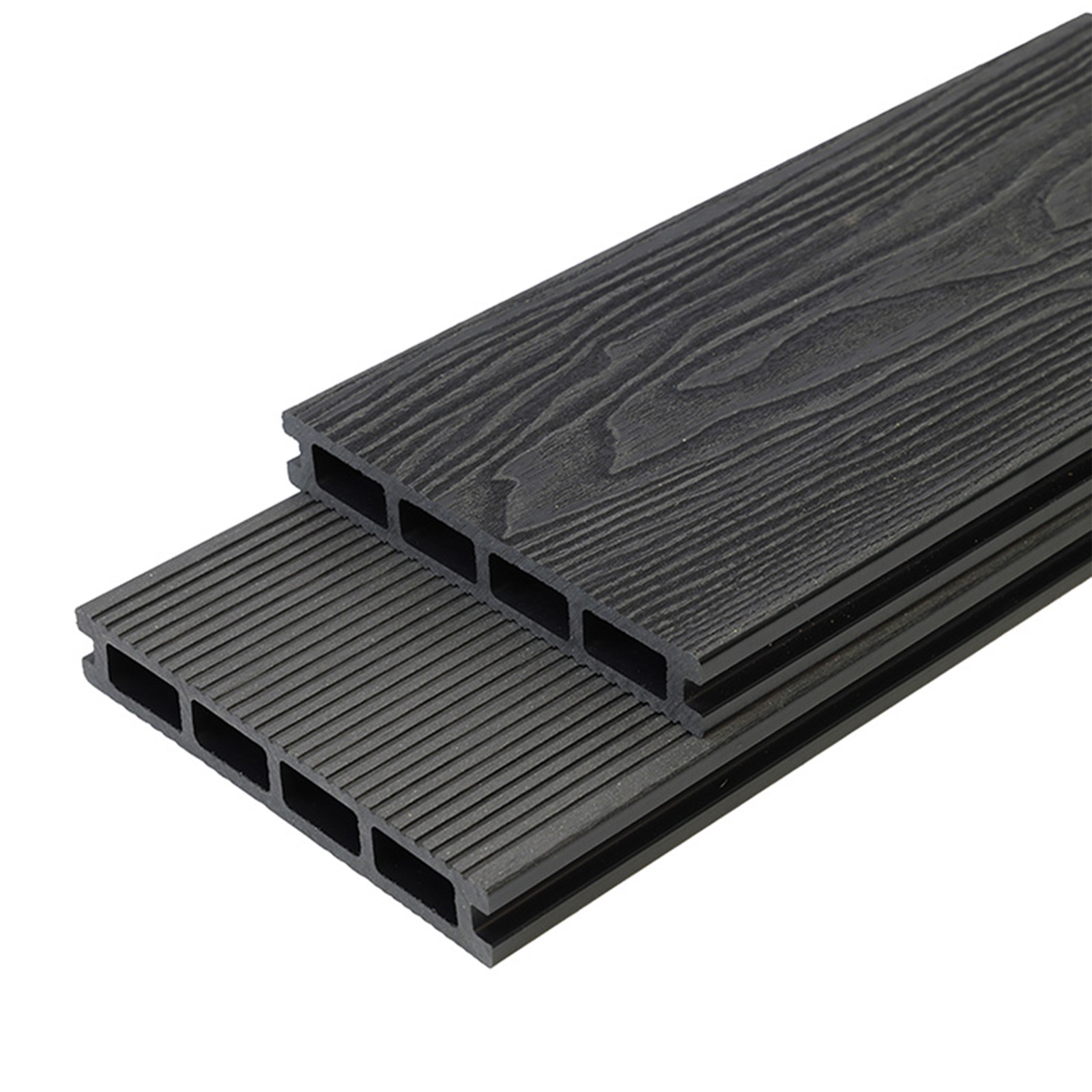 Endorphin 4m² Premium WPC Terrassendielen in Holzoptik – Farbe: anthrazit