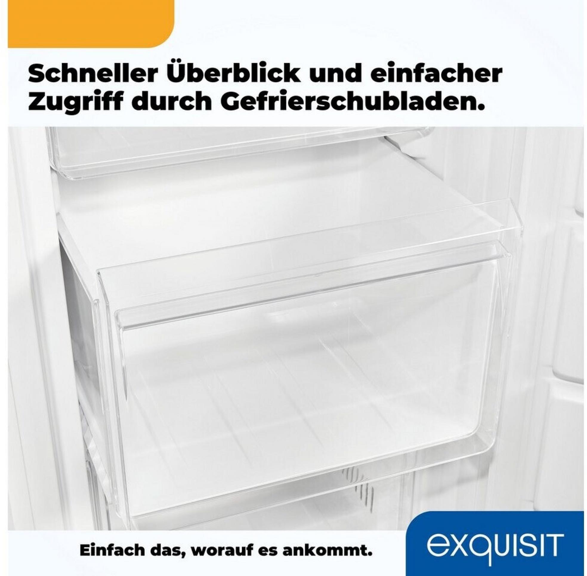 Exquisit GS231-NF-H-040D weiss | 161 Liter | Gefrierschrank