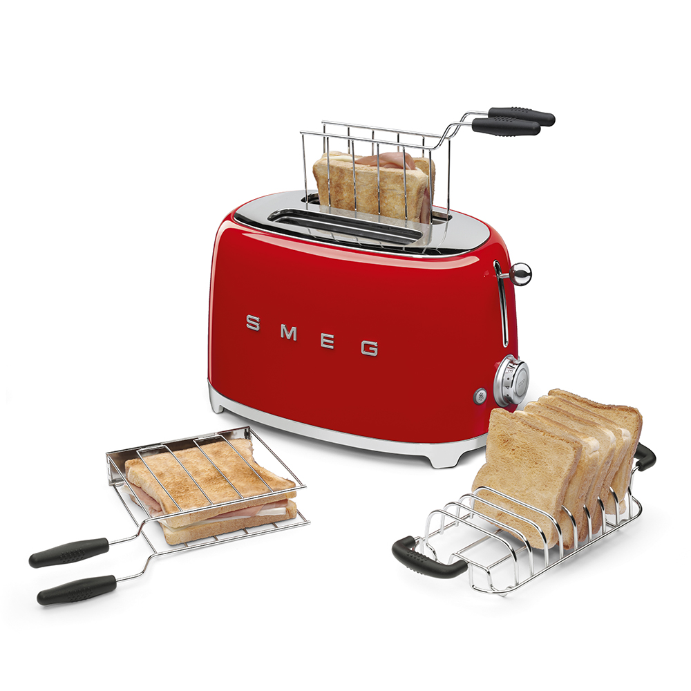 Smeg TSF01RDEU 2-Scheiben Toaster Rot Aussteller