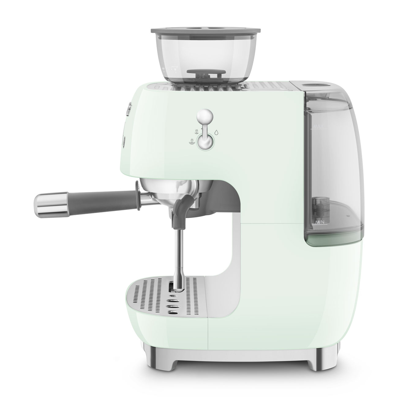 Smeg EGF03PGEU Espressomaschine mit Mahlwerk pastellgrün50sStyle Jubiläumsaktion-60 Monate Geräteschutz