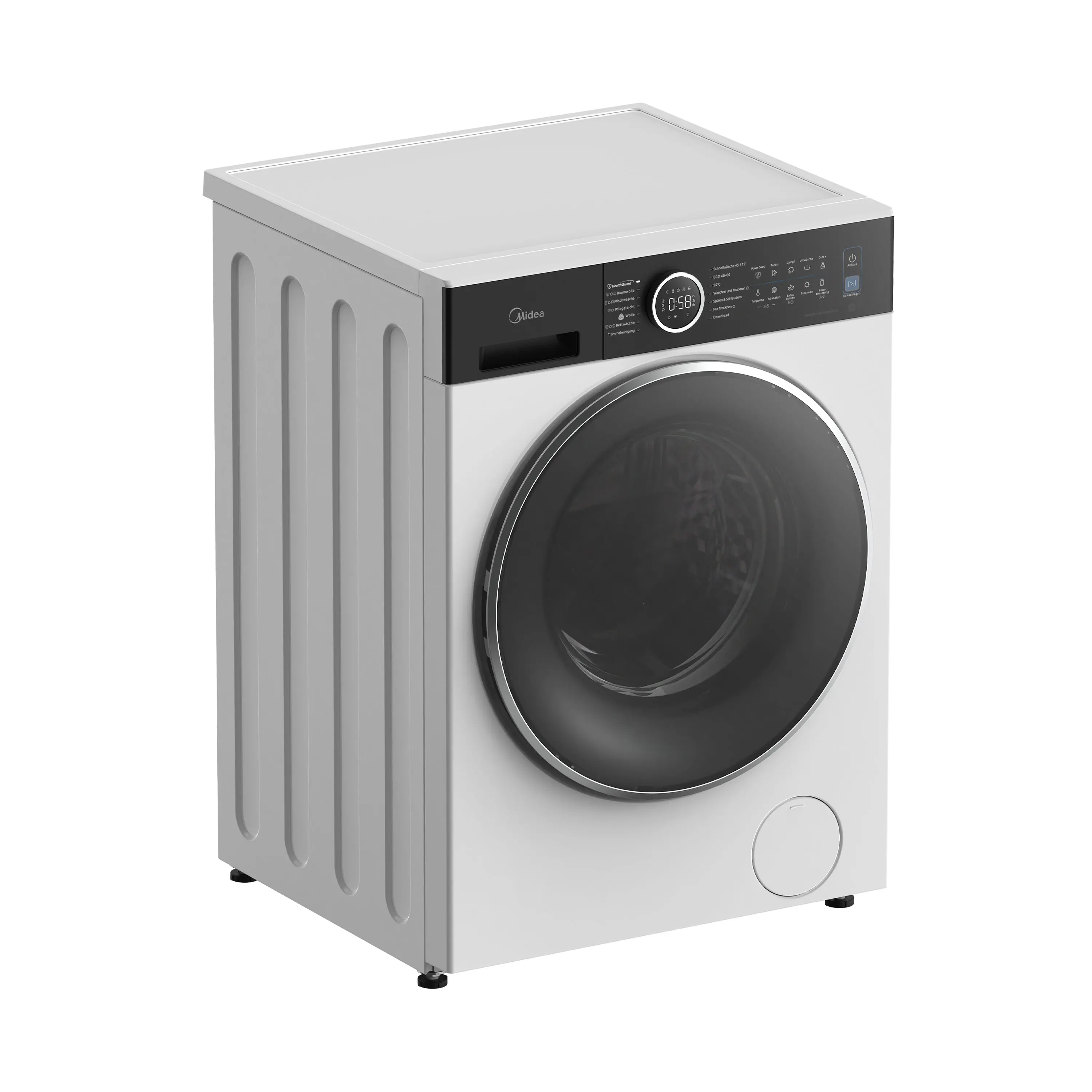 Midea MF205D86WB-14DA10 Waschtrockner (8 kg / 6 kg, 1351 U/Min.) weiß