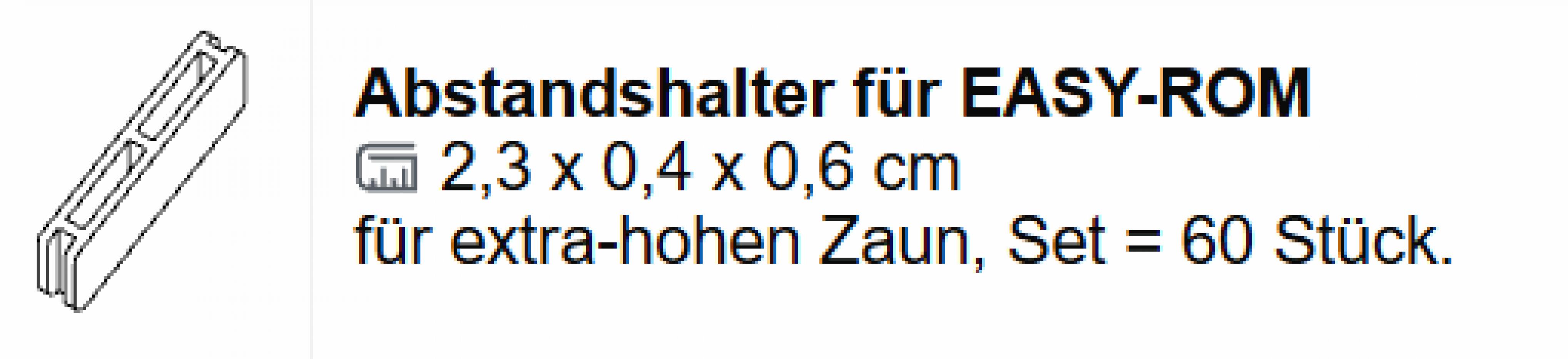Delta 53164 Abstandshalter Easy-Rom Grau - Ersatzteil