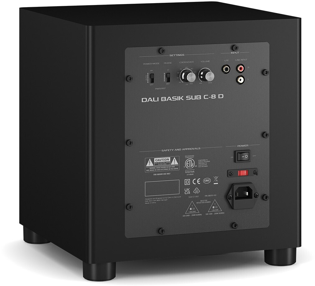 Dali Subwoofer BASIK SUB C-8 D schwarz