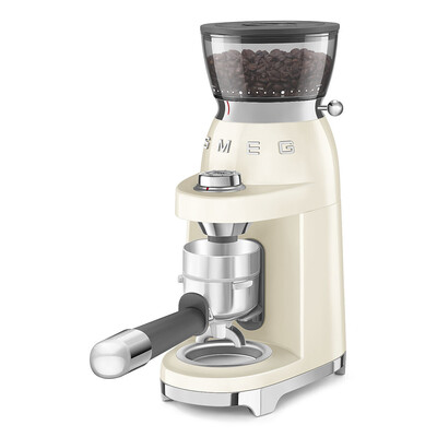 Smeg CGF03CREU Kaffeemühle 50`s Style Creme