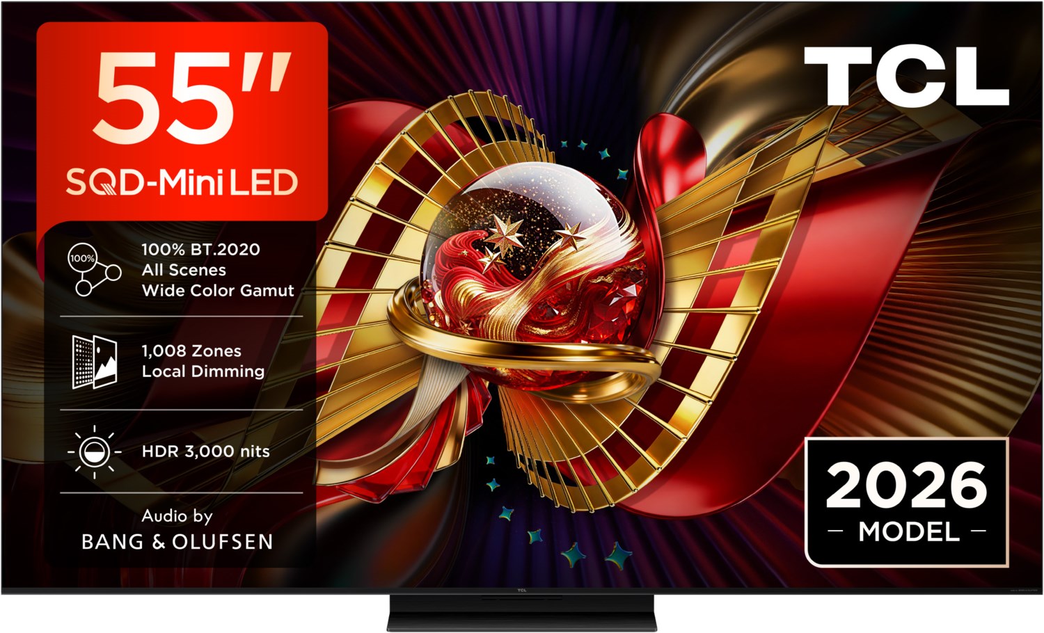 TCL 55C89L SQD-Mini LED TV, Ultra HD, Smart-TV, 144Hz, 55 Zoll 2026