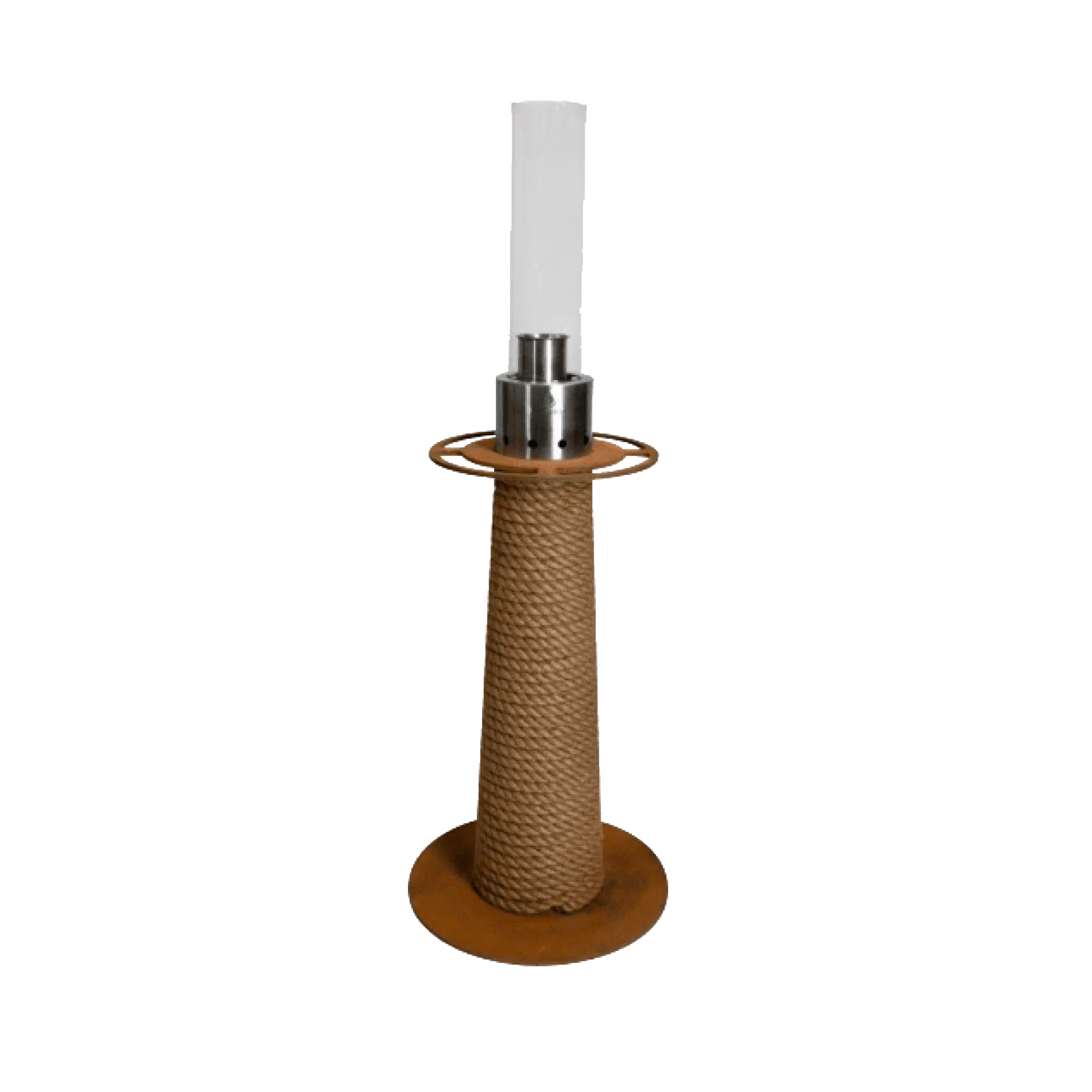 Masuria Juno Lamp Corten Stahl Outdoor Garten-Fackel Feuer-Lampe