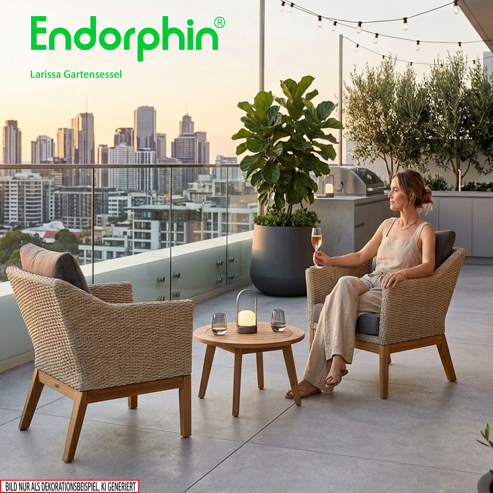Endorphin Larissa Sessel Polyrattan