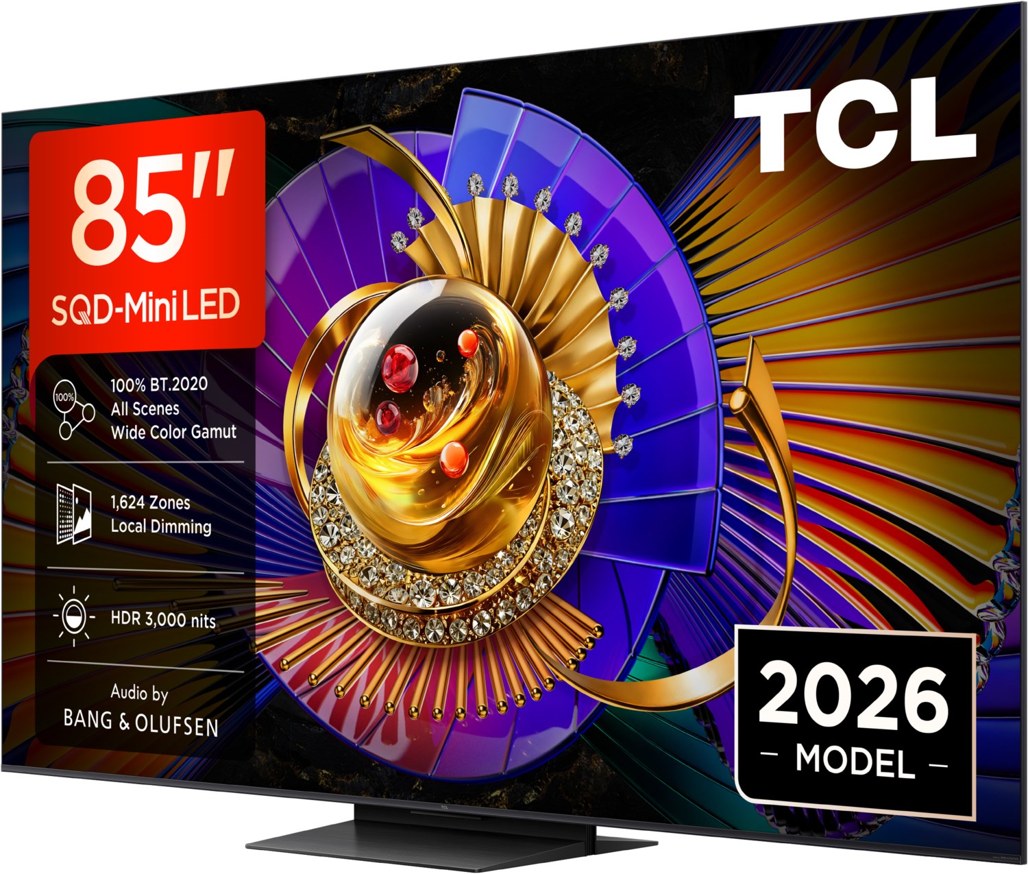 TCL 85C79L SQD-Mini LED TV, Ultra HD, Smart-TV, 144Hz, 85 Zoll 2026
