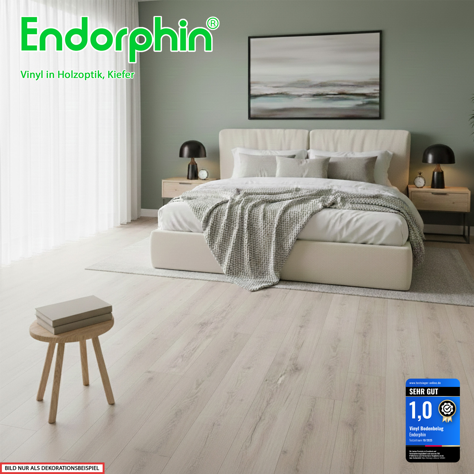 Endorphin Vinylboden selbstklebend in Holzoptik Kiefer 2,93qm