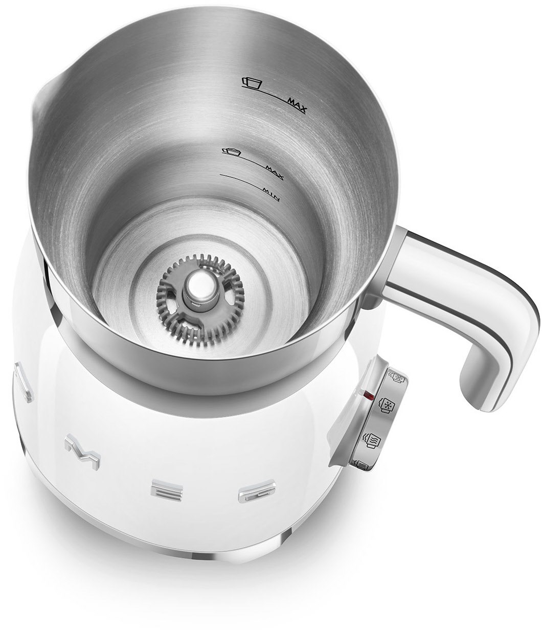 Smeg MFF11WHEU Milchaufschäumer weiß Aussteller