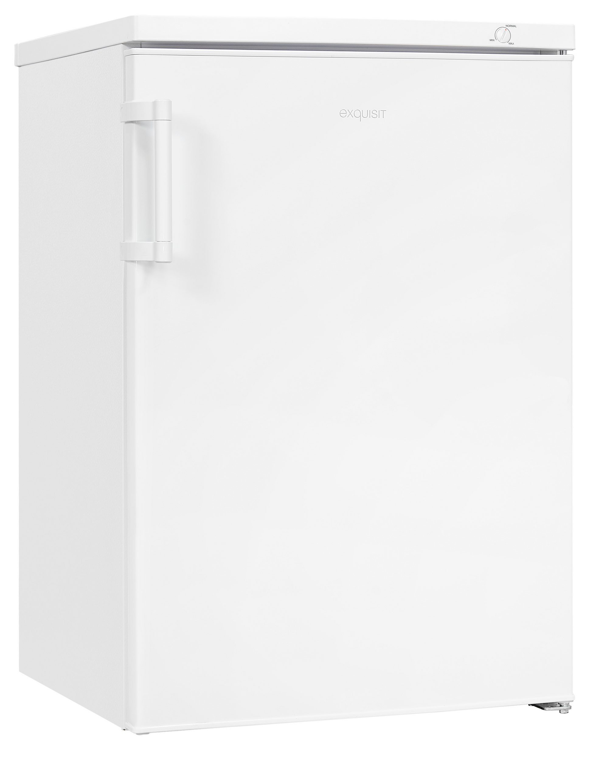 Exquisit GS81H-010E weiss, Gefrierschrank, 85L Nutzinhalt, EEK: E