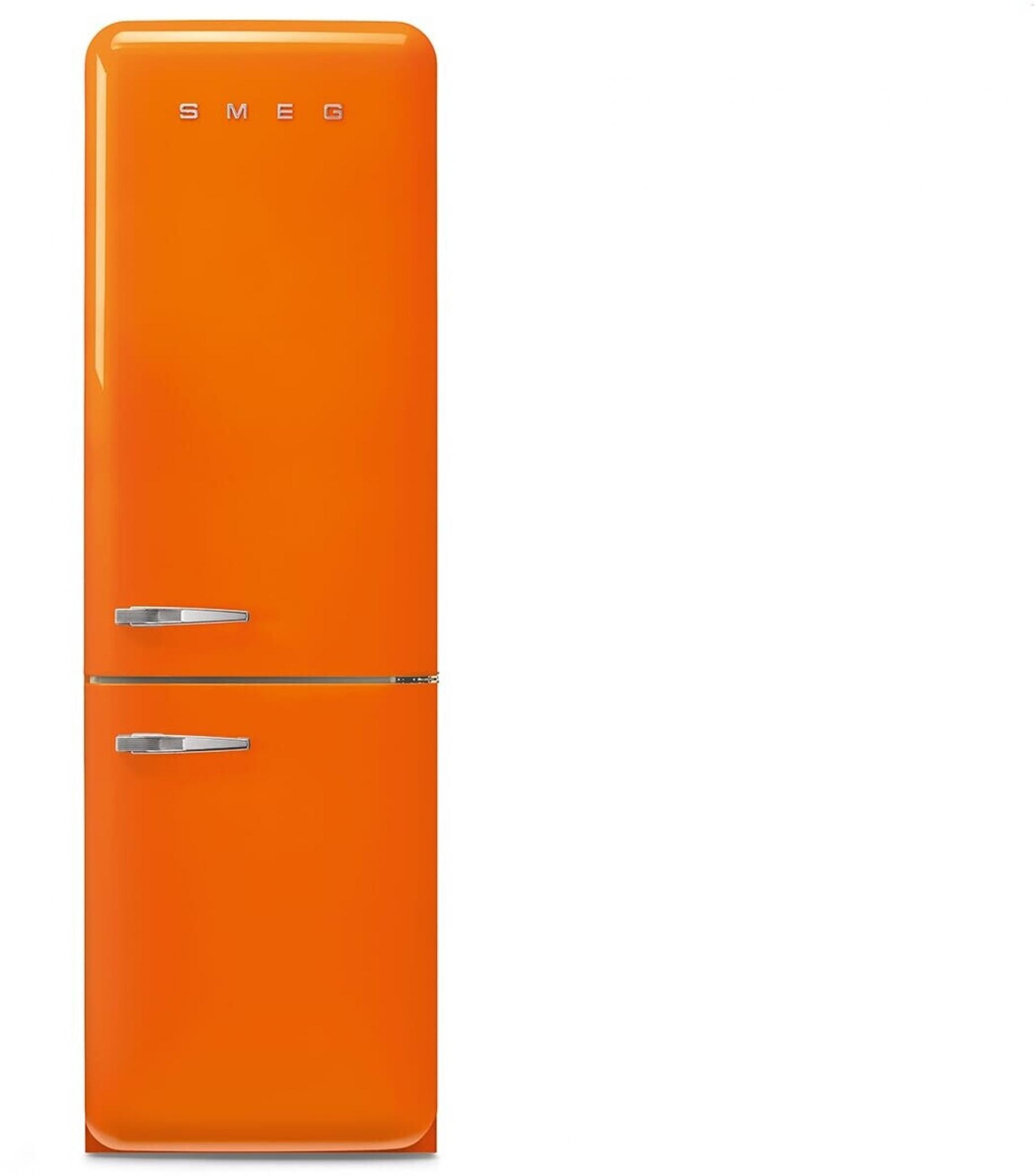 Smeg FAB32ROR6 Kühl-/Gefrierkombination Rechtsanschlag Orange 50s Style, EEK: C