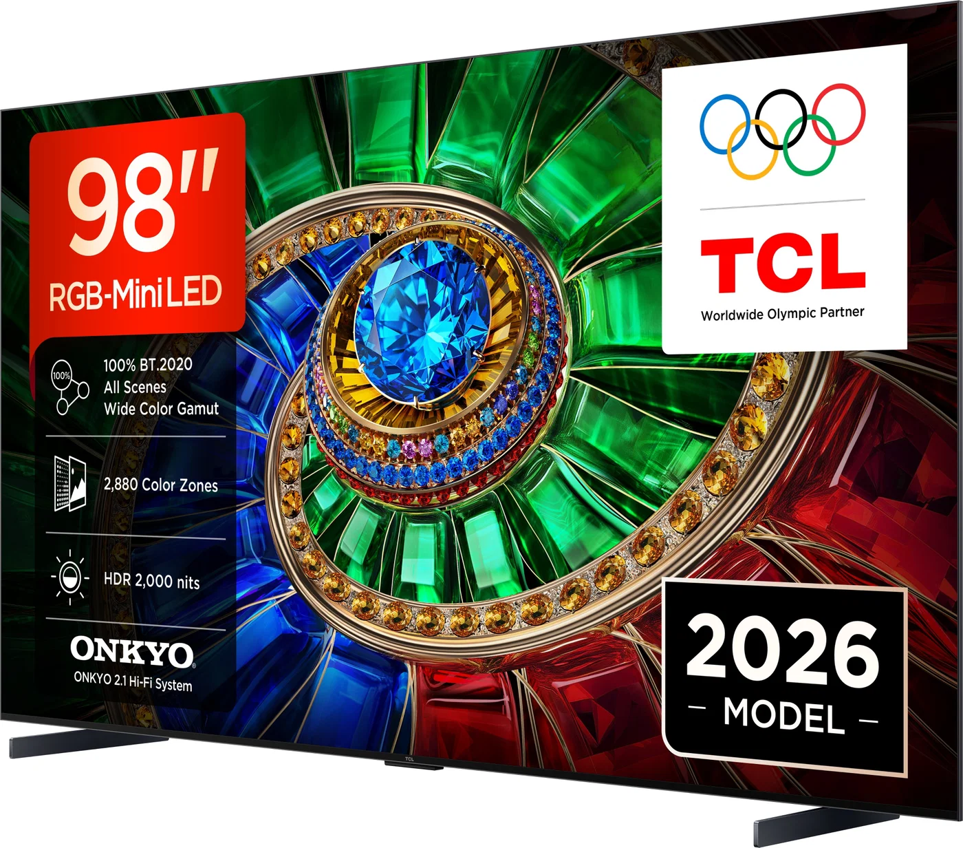 TCL 98RM7L RGB MiniLED, 98 Zoll (248cm), 4K UHD, 144Hz, Smart-TV, IMAX