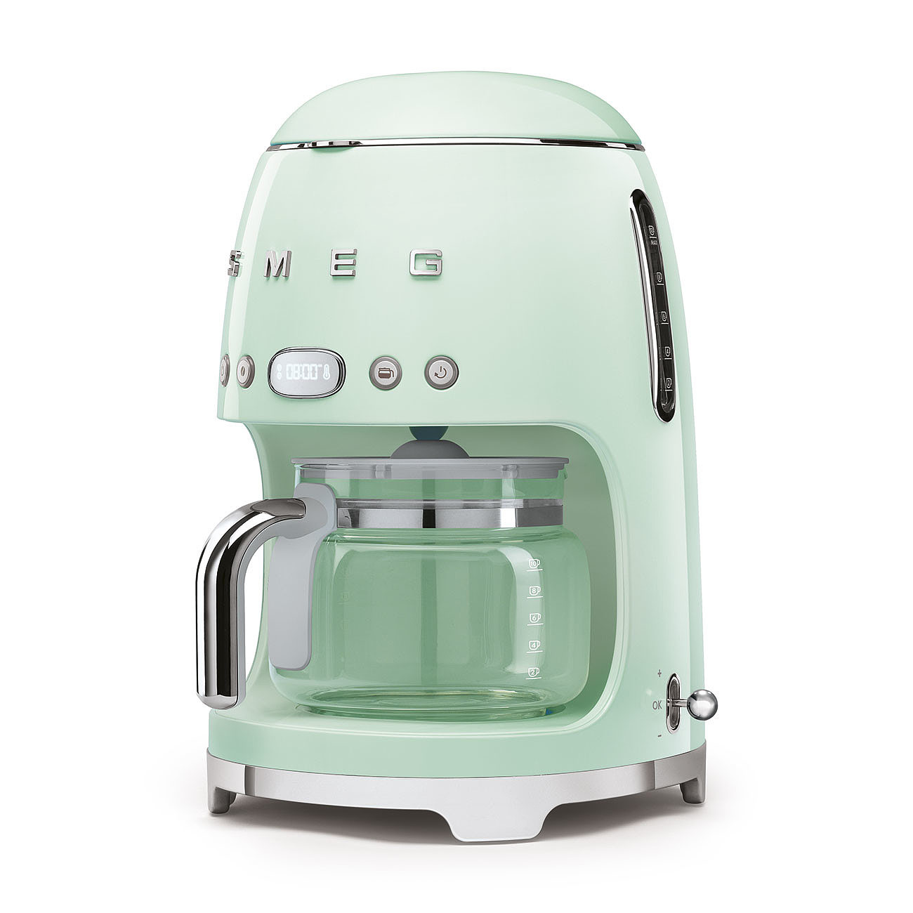 Smeg DCF02PGEU Filterkaffeemaschine Pastellgrün 50s Style Jubiläumsaktion - 60 Monate Geräteschutz