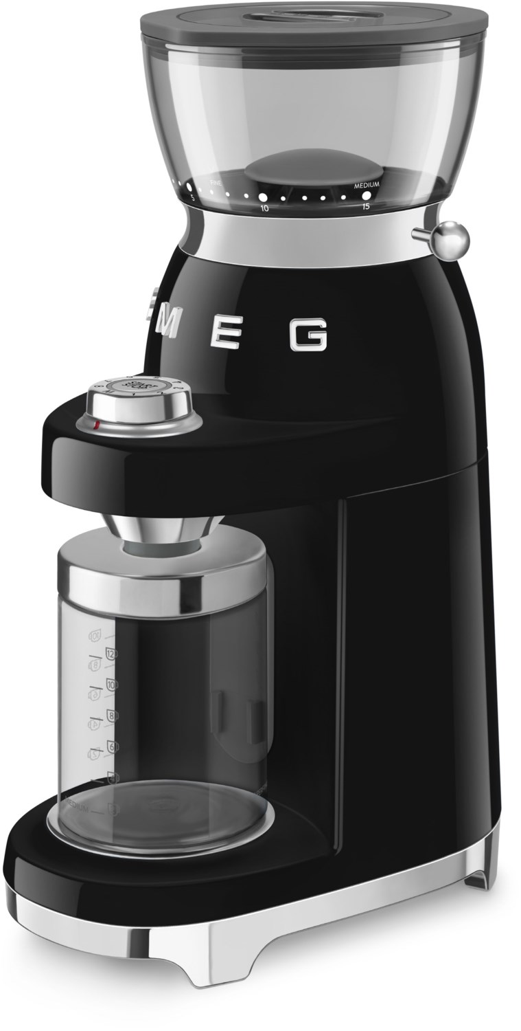 Smeg CGF03BLEU Kaffeemühle Schwarz 50s Style Jubiläumsaktion - 60 Monate Geräteschutz