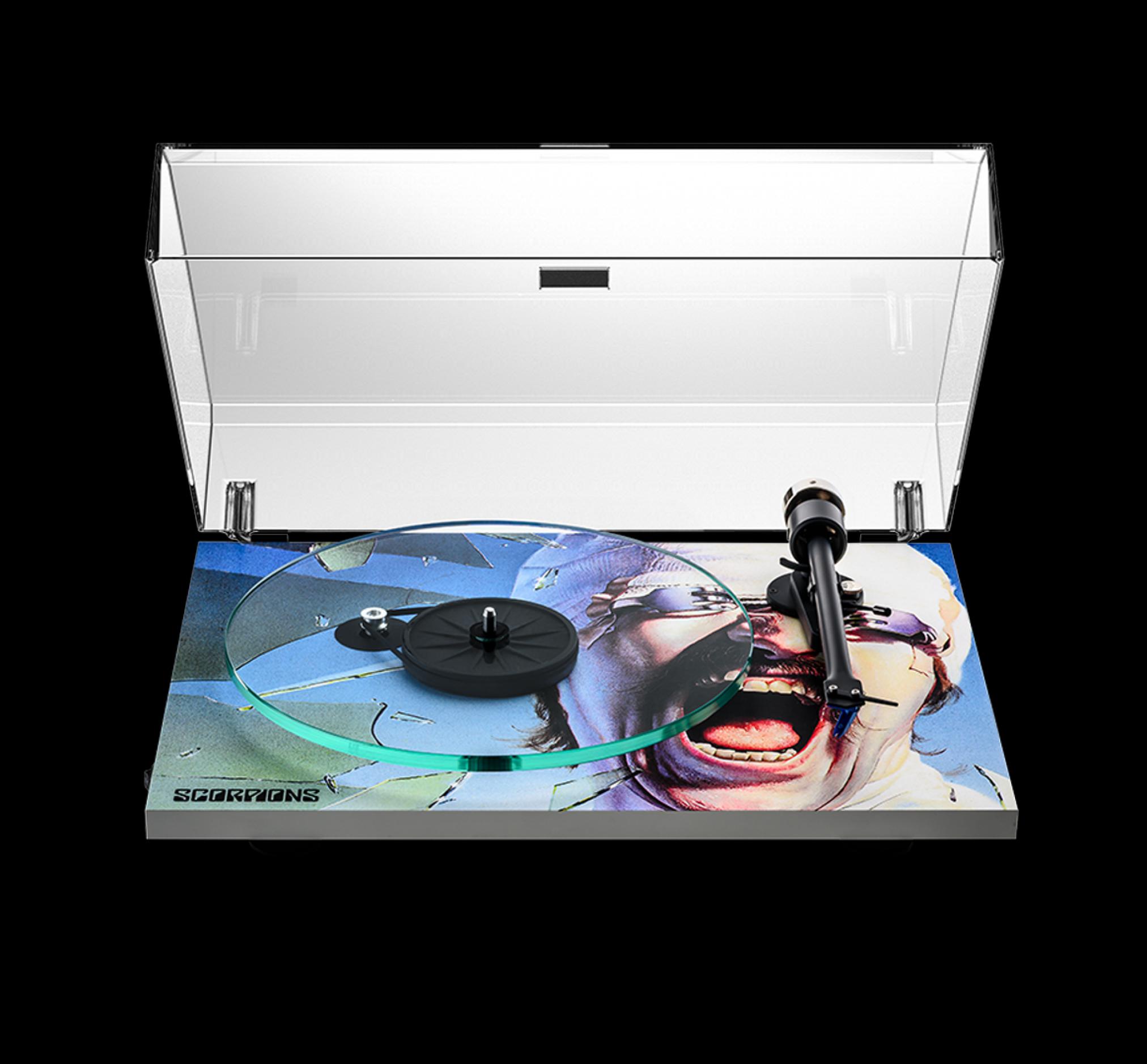 Pro-Ject Scorpions Turntable Blau