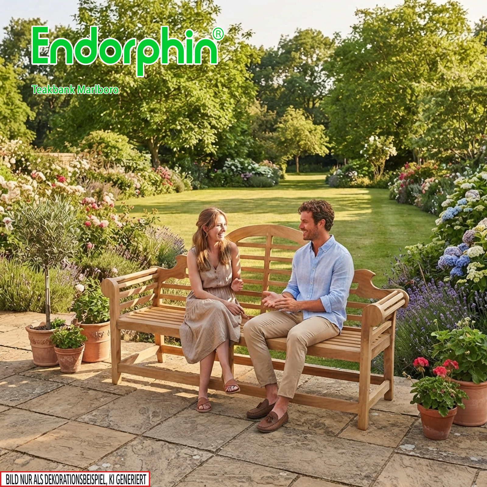Endorphin Teakbank Marlboro 150 x 77 x 99 cm