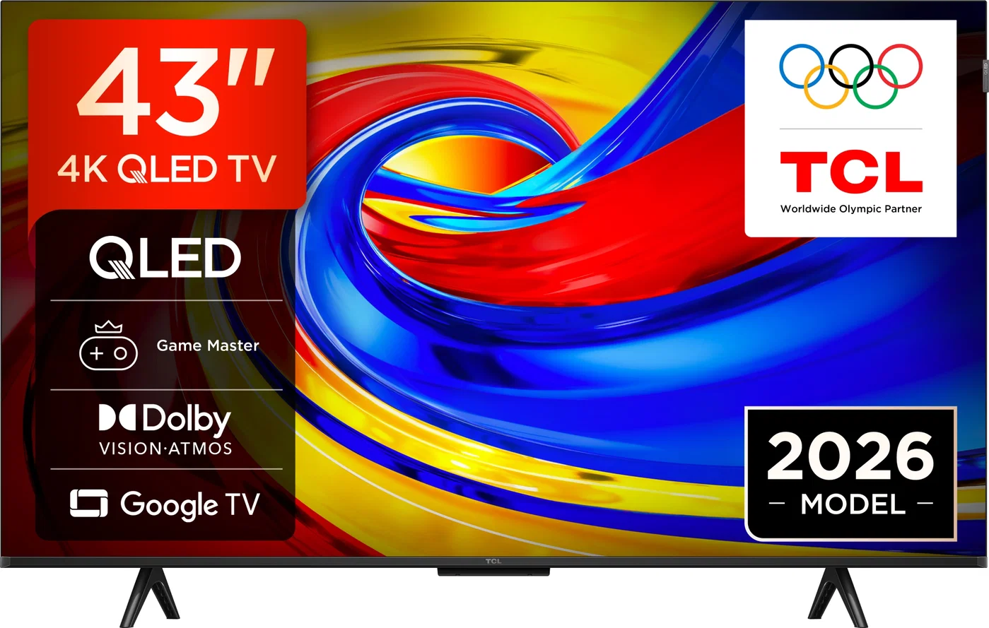 TCL 43P7L QLED TV, 4K UHD, Smart-TV, 43 Zoll 2026