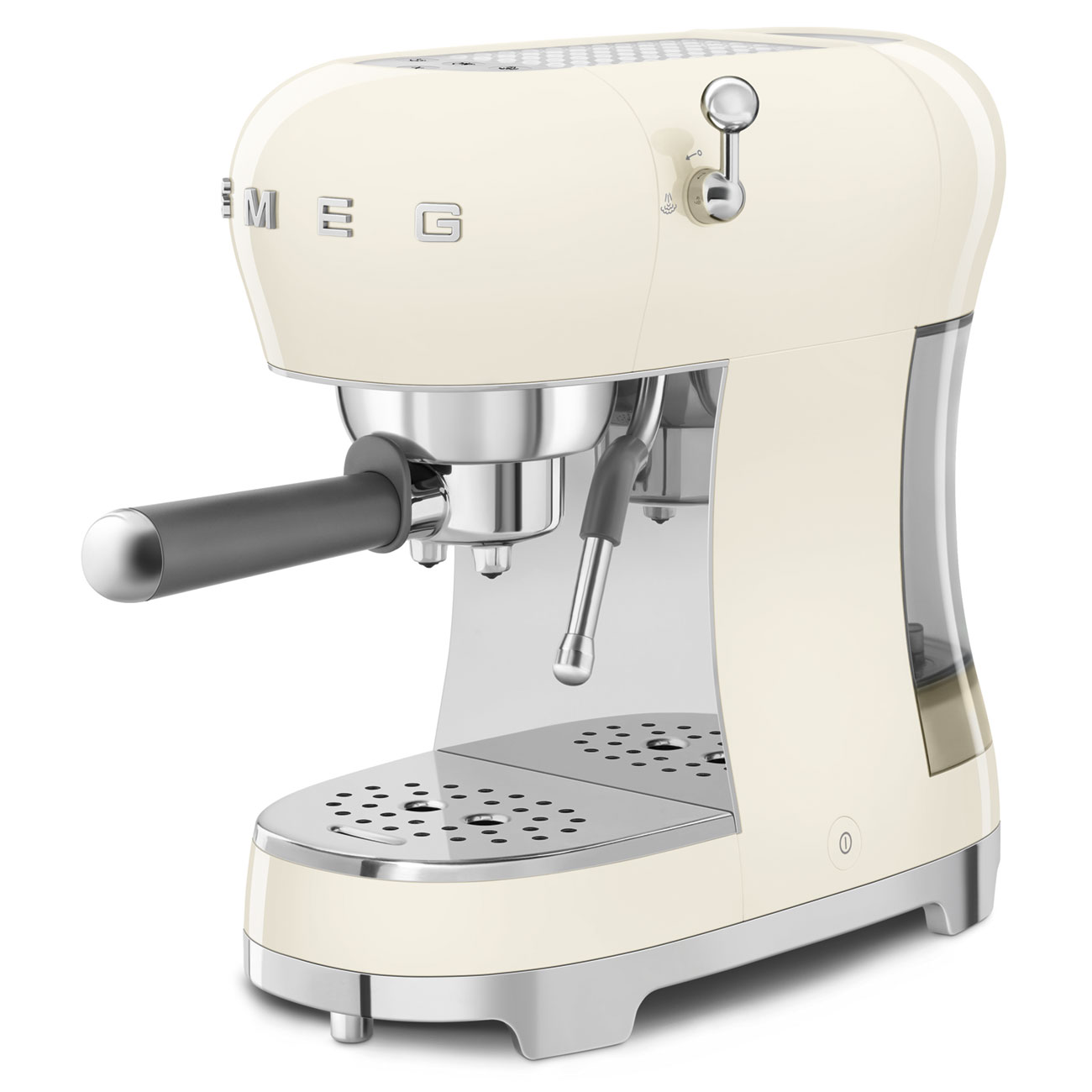 Smeg ECF02CREU Espresso-Kaffeemaschine creme 50´s Style