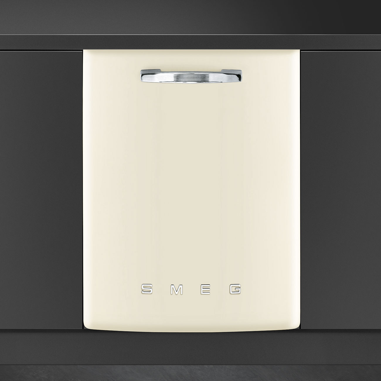 Smeg STFABCR3 Unterbau-Geschirrspüler Creme 50´s Style