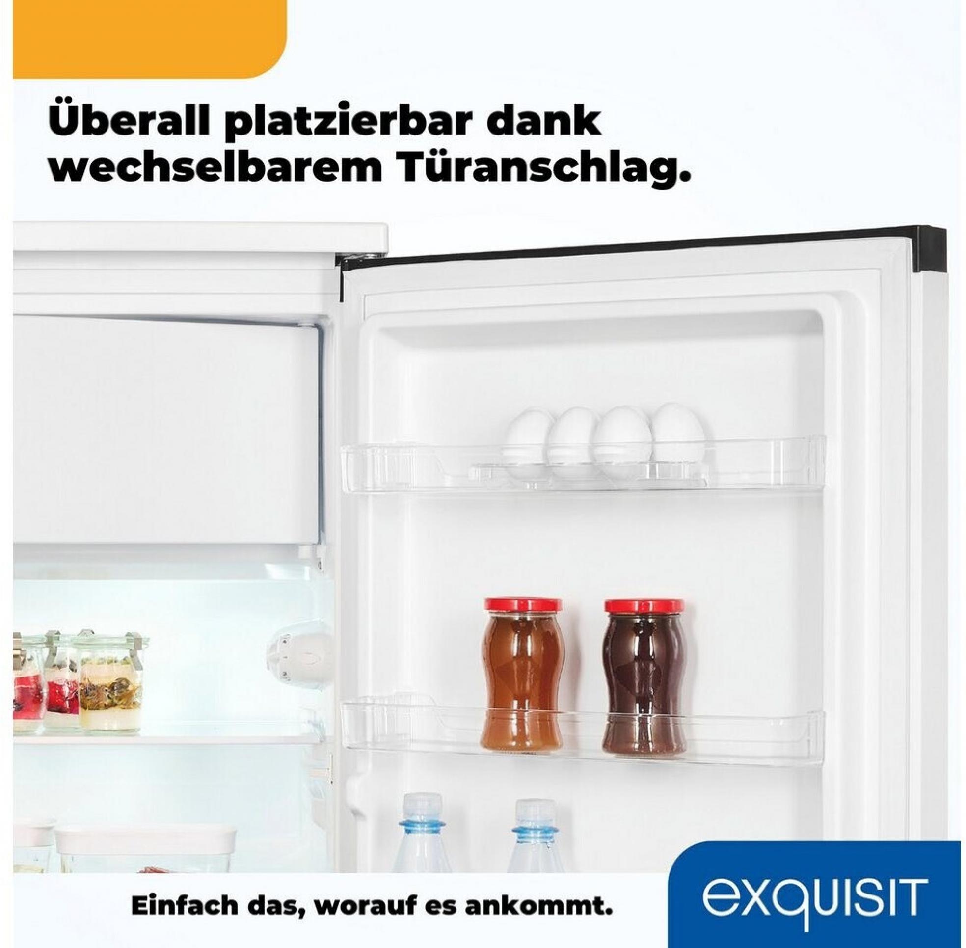 Exquisit KS15-4-051C weiss Kühlschrank mit Gefrierfach