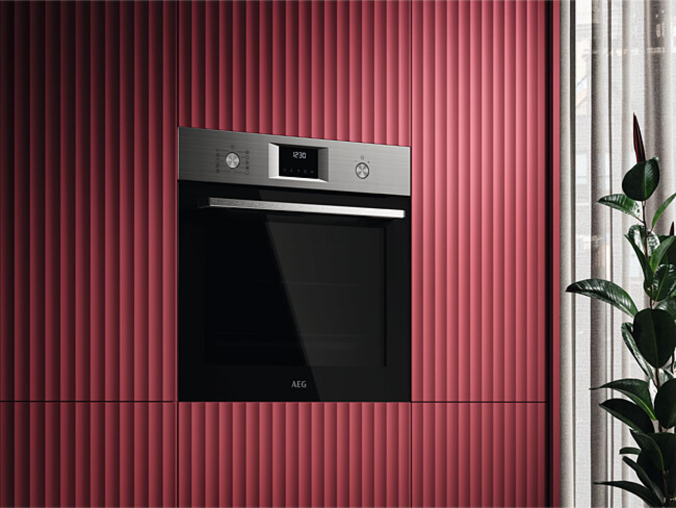 AEG OU5PB40SM Einbaubackofen, Edelstahl, 73L, 59,4 cm breit