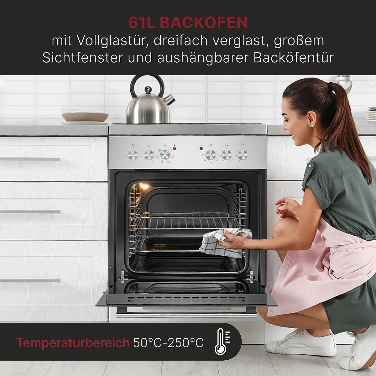 Bomann EHBC 7935 Herdset inox