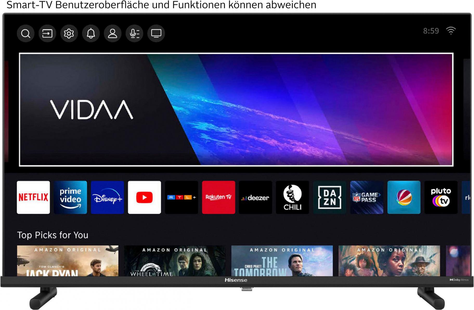 Hisense 32A5Q QLED LED Smart TV (80 cm/32 Zoll, Full HD)