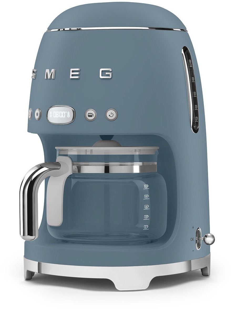 Smeg DCF02SBMEU Filterkaffeemaschine Storm Blue 50s Style Jubiläumsaktion - 60 Monate Geräteschutz