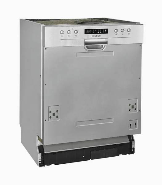 Exquisit EGSP 9414-EB-030D Geschirrspüler inox 60cm, 14 Maßgedecke, Einbaugerät