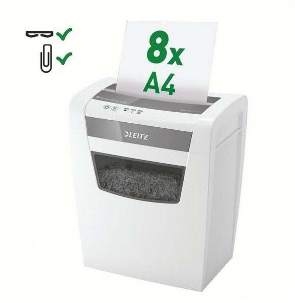 Leitz Leitz IQ Aktenvernichter Home Office S, P4, 8 Blatt