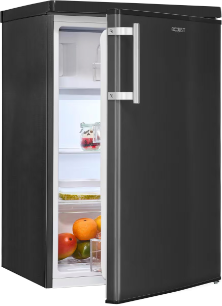 Exquisit KS16-4-HE-040E Inoxlook-az 56 cm breit, 109 L