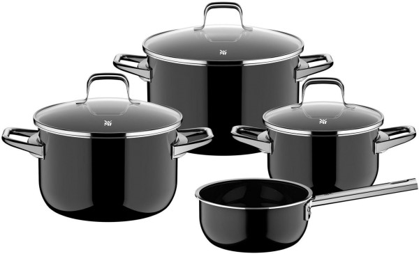WMF Fusiontec Essential Pro, Topf-Set, 4-teilig, Black