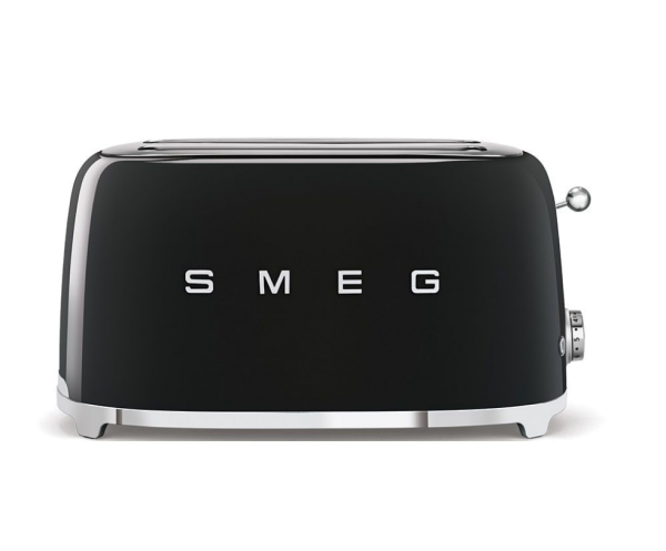 SMEG TSF02BLEU 4-Scheiben-Toaster schwarz 50`s Style