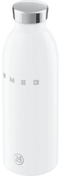 Smeg WBF01WH 24Bottles isolierte Edelstahlflasche 500ml weiß