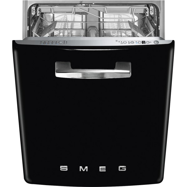 SMEG STFABBL3 Unterbau-Geschirrspüler Schwarz 50´s Style