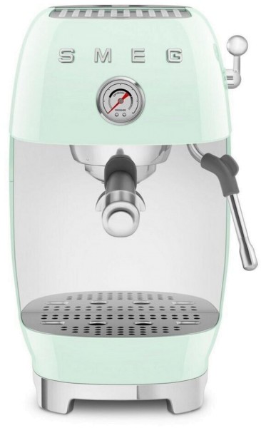 Smeg ECF03PGEU Siebträgermaschine Pastellgrün 50s Style, ColdBrew, Thermoblock