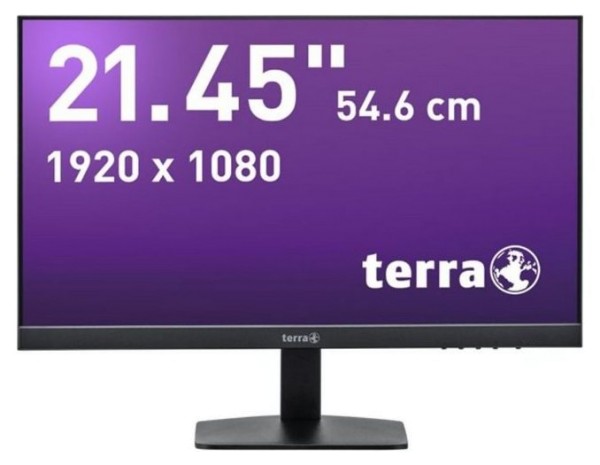 TERRA LED 2227W black HDMI, DP, GREENLINE PLUS