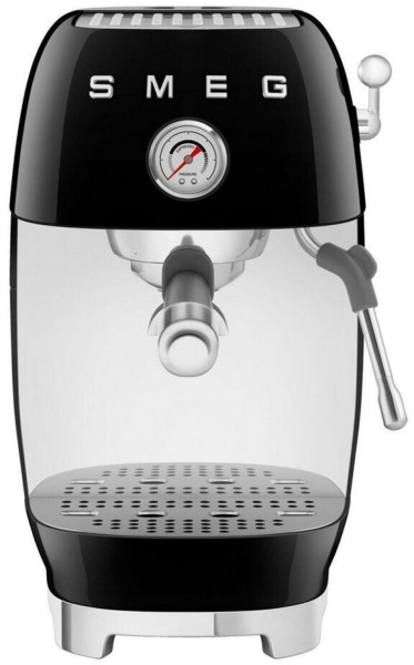 Smeg ECF03BLEU Siebträgermaschine Schwarz 50s Style, ColdBrew, Thermoblock