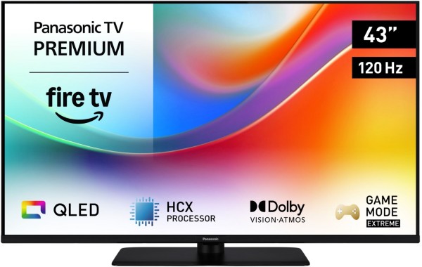 Panasonic TV-43W85BEZ 108 cm (43&quot;) QLED-TV schwarz