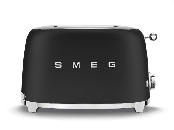 SMEG TSF01BLMEU 2-Schlitz Toaster matt schwarz 50`s Aktion Aussteller
