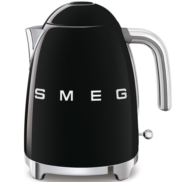 SMEG KLF03BLEU Wasserkocher Schwarz 50s Style 1,7 Liter