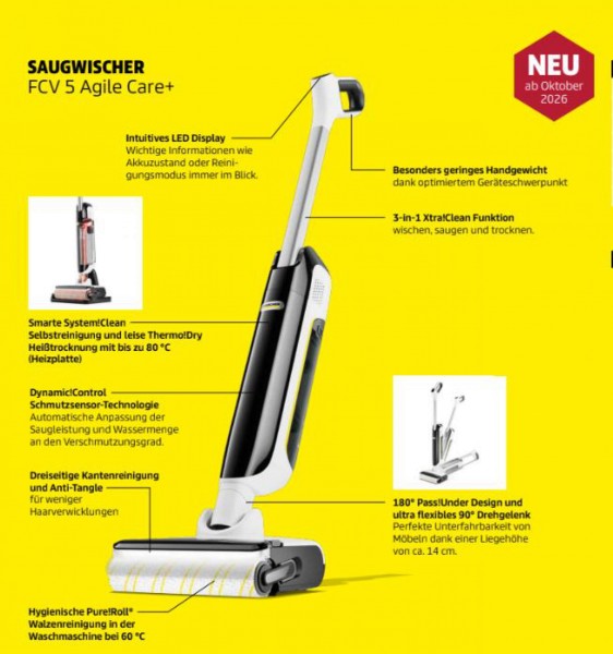 Kärcher FCV 5 Agile Care+ 1.056-220.0 Startangebot IFA Neuheit