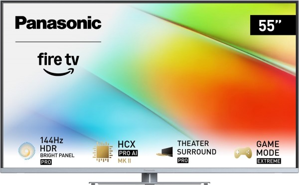 Panasonic TV-55W93BE7 139 cm (55") LCD-TV mit Full Array LED-Technik silber