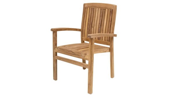 Endorphin Teak-Stapelstuhl Audia